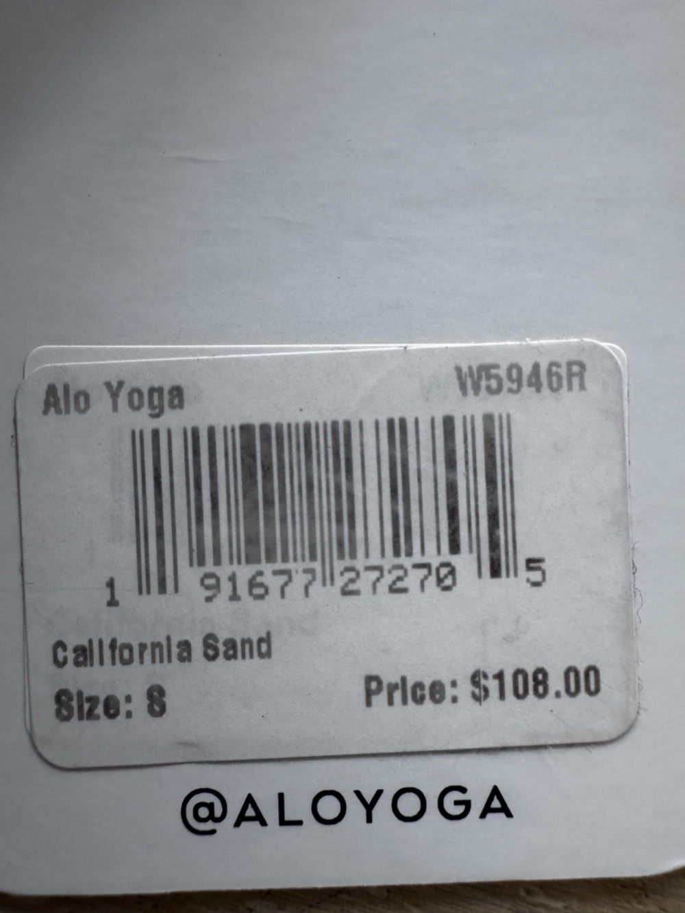NWT Alo airbrush high-waist flutter legging California Dune S - Picture 8 of 12